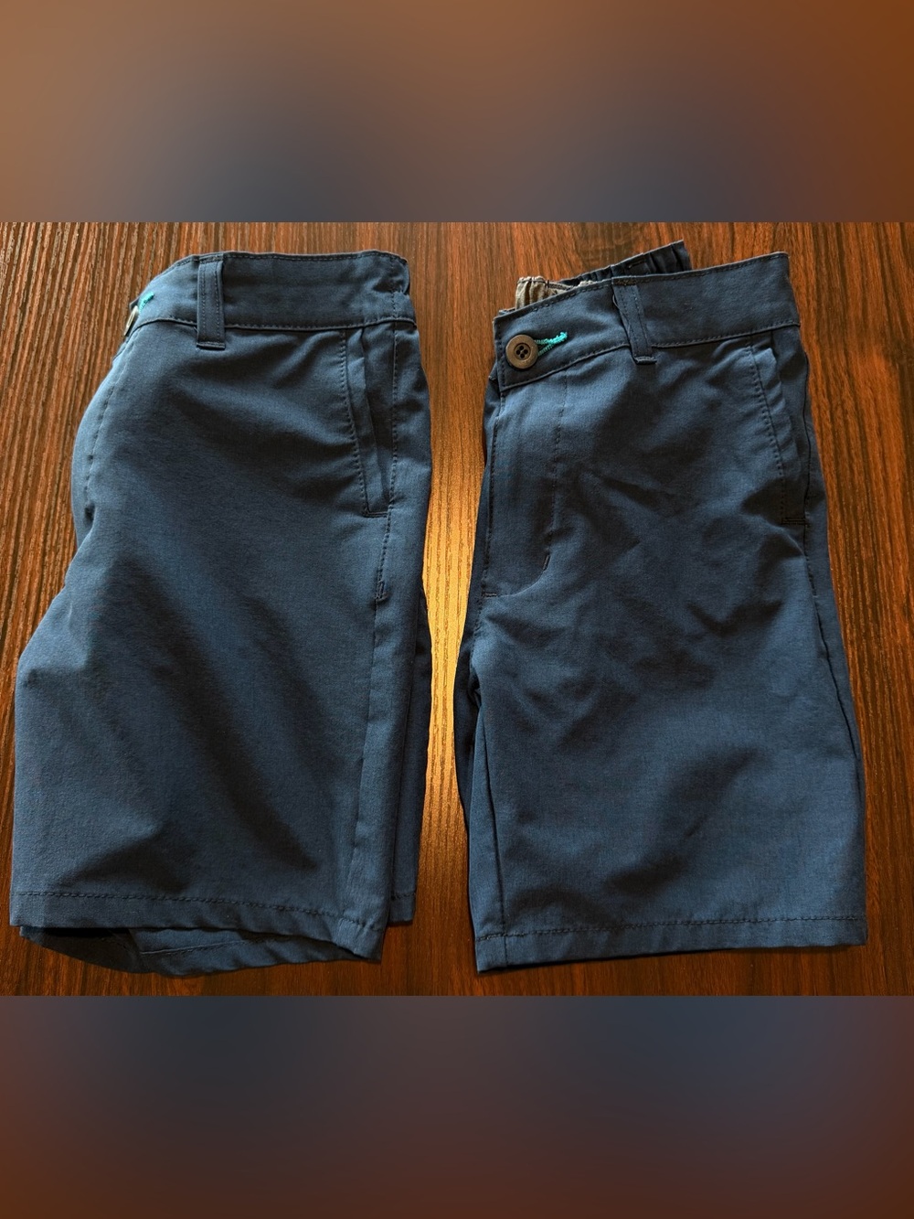 Reel Legends Boys Navy Shorts Set of Two Size XL/7 - Picture 3 of 4